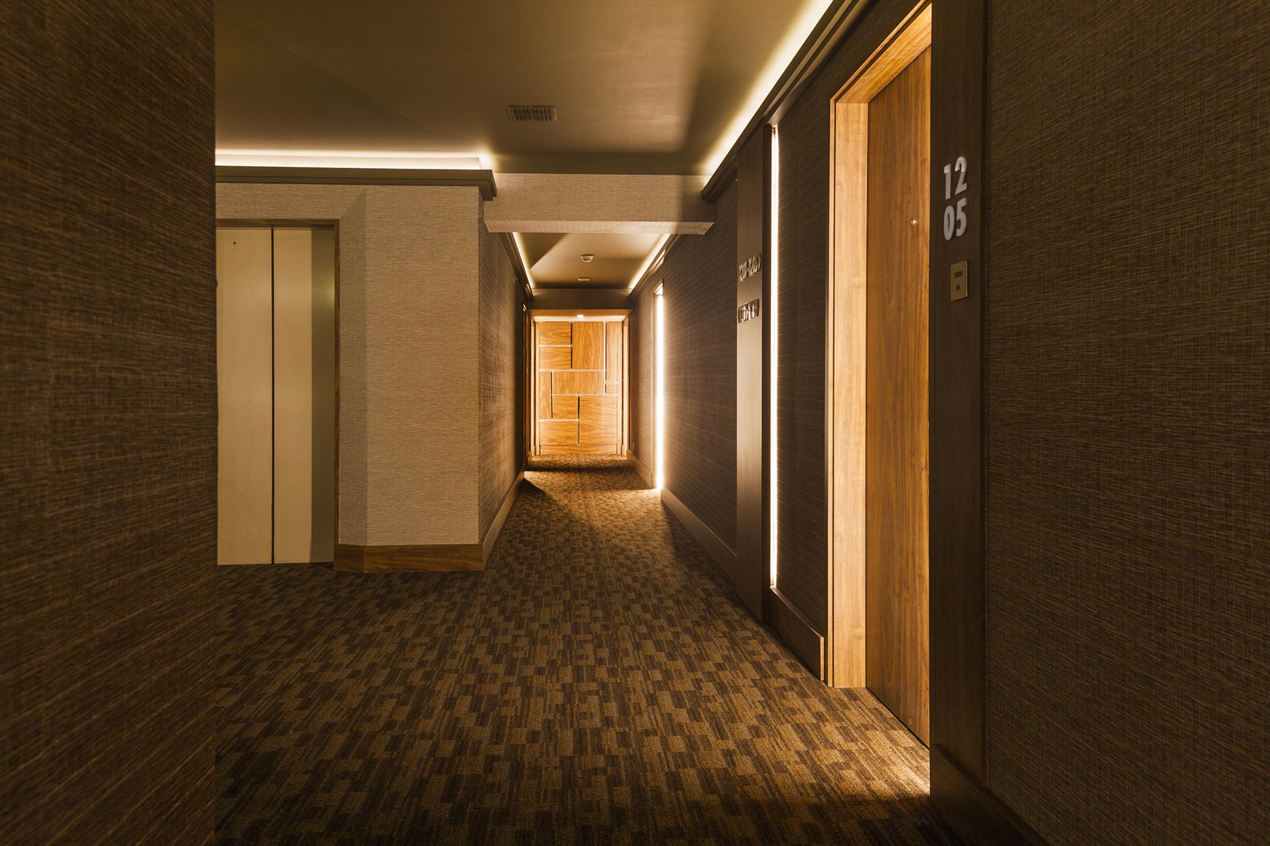 Hotel Regal Pacific Santiago Eksteriør bilde A corridor in a hotel